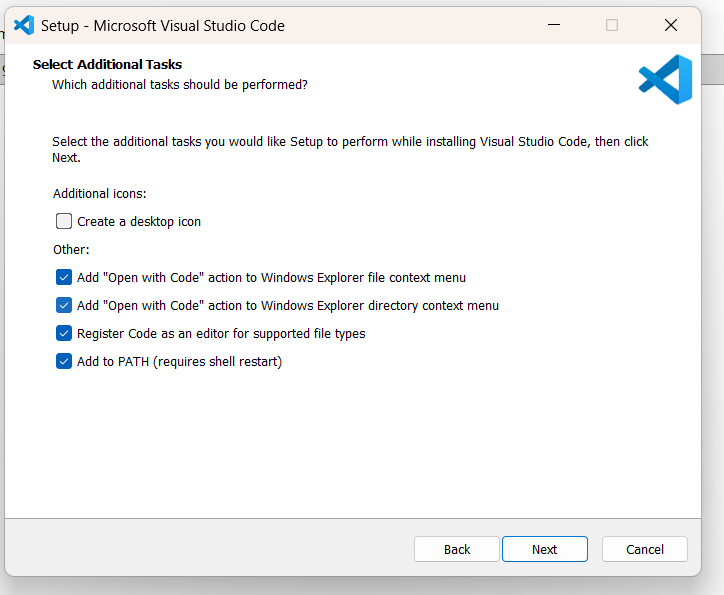 VS Code additional tasks